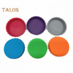 6 tk. Purgikorgiga Hea tihendus Multifunktsionaalne pestav praktiline silikoonist &otilde;llepurgi korgiga baari lisatarvikud 6pcs