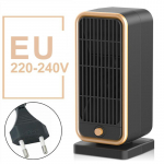 500 W elektriline k&uuml;ttekeha toa soojendamiseks Soojem &Uuml;lekuumenemiskaitse Keraamiline k&uuml;tteseade 220 V Madal m&uuml;ratase magamistoa kodumasinatele EU plug must