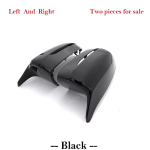For BMW 5 7 Series G30 G38 G11 G12 Car Rear View Side Wing Mirror Cap black Carbon Fiber pattern car accessories 2017 2018 Black left-right black