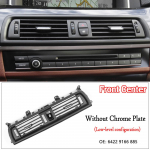 2 Styles esikonsooli Grill Dash AC kliimaseadme tuulutusava BMW F10 F11 F18 520i 523i 525i 528i 535i 64229166885 jaoks Without Chrome