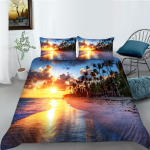 Kodune voodipesukomplekt Maastik Maalimine Teema Tekikate Padjap&uuml;&uuml;r Voodilina/kaheinimesevoodi t&auml;issuuruses voodipesu Kodukaunistus Baby 100x135cm