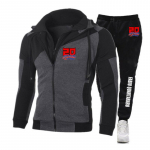 Fabio Quartararo 2023. aasta mootorratturite v&otilde;idus&otilde;idu meeste uus sportlik vabaaja v&auml;rvide sobiv disain, diagonaalne lukuga kapuuts + p&uuml;kskost&uuml;&uuml;m M