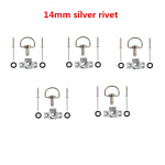 Motorcycle accessories   Racing Quick Lock Turn fairing Fasteners Scrambler ICON for YAMAHA MT07 14mm silver 5sets