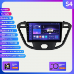 Hizpo 2din Android Autoradio jaoks Transit Tourneo Custom 2013-2021 autoraadio multimeedia videopleier GPS Navi peaseade Carplay DAB Auto 4G RDS FM SWC S4 8Core 4G 32G