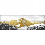 Kuldne m&auml;gi Kaasaegne maastik, l&otilde;uendimaaling Plakatid ja v&auml;ljatr&uuml;kid Seinakunst Scenery pildid elutoa sisekujunduseks ilma raamita 20x60CM