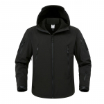 Meeste taktikaline jope lumesuusajope, veekindel Softshell mitme taskuga mantel 5XL must