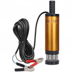 &Otilde;li- ja veepump 12 V roostevabast terasest sukelpump diislik&uuml;tuse k&uuml;tusepump, vedeliku &uuml;lekande&otilde;li, vesi autoga haagissuvila merepaadiga 18x10x6cm