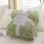 Paks talvetekk Pehmed soojad villased vooditekid Plaid Taff Cashmere Lamb termotekk voodikate 150*200cm roheline