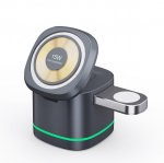 Magnetiline juhtmevaba laadija, kokkuklapitav 3-&uuml;hes 15 W kiirlaadimisdokk Apple Watchi iPhone 14 13 12 Pro Max Plus Airpods Pro jaoks as picture must