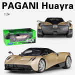 1/24 Scale WELLY Pagani Huayra sulamist automudel, survevalu metallist m&auml;nguasjas&otilde;idukid, automudel K&otilde;rge simulatsiooniga kollektsioon, kingitused lastele 1/24-19.4x8.5x5.2cm kuld