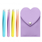 T&otilde;husad kunstripsmepintsetid, mida on lihtne kaasas kanda, praktiline kosmeetikavahend roosa