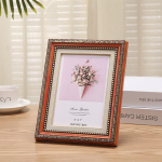 Retrosinine fotoraam Kodukontor unikaalse disainiga j&otilde;ulukink s&otilde;brap&auml;evaks 6 Inch oranž