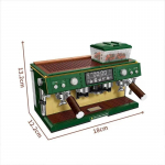 928 tk miniklotsid lapsed ehitusm&auml;nguasjad isetegemise klotsid t&uuml;drukud poisid pusle kohvimasin p&uuml;hadekink kodukaunistus DZ6017 karbita
