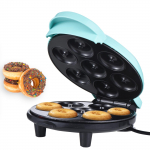 Dash Mini Donut Maker masin teeb 7 s&otilde;&otilde;rikut 700 W kahepoolse soojendusega mittenakkuva kattega US Plug