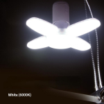 1 tk LED-pirn E27 LED-lamp Kokkupandavad 28W pirnid koduse laelampi garaaživalgusti jaoks valge
