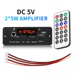 DC 5V Bluetooth MP3 dekoodri tahvel 10W heliv&otilde;imendi auto muusikapleier FM-raadio k&auml;ed-vabad k&otilde;ne TF USB salvestusmooduli tugi mikrofon