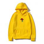 Harajuku Hoodie Pusa Unisex Mood T&auml;navar&otilde;ivad Roosi lillega Tr&uuml;kitud Hoodid Topid Pullover Unisex hoodie Kapuutsiga dressipluusid