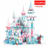 T&uuml;drukprintsess Lumekuninganna Maagiline j&auml;&auml;loss Ehitusklotsid S&otilde;brad Vankrifiguurid Loomingulised klotsid M&auml;nguasjad J&otilde;ulukingid