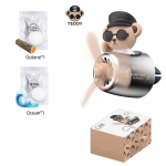 Auto &otilde;huv&auml;rskendaja armas koomiksipiloot auto salongi parf&uuml;&uuml;mi difuusori v&auml;ljalaskeava p&ouml;&ouml;rlev propeller v&auml;ljalaskeava l&otilde;hna&otilde;li autotarvikud Teddy Bear