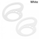 K&otilde;rvakonks K&otilde;rvaklappide hoidik K&otilde;rvakonksud Turvaliselt sobivad konksud Silikoonist kaotsiminekuvastane k&otilde;rvakonks valge