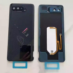 Asus ROG 5 5S telefonile 5 ZS673KS aku kaas + kaamera raam objektiiv + kleebise korpus ROG Phone 5s keskmise raami jaoks Black Cover Tencent