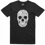 Skull Cartoon Dog Regular Ring Spun Tee Unisex T-s&auml;rk S
