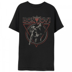 Bon Jovi Triangle Overlap erkend Unisex T-s&auml;rk S