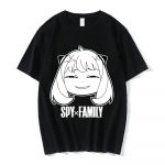 Anime Spy X Perekond Anya Forger Cosplay Graphics T-s&auml;rk Unisexga l&uuml;hikeste varrukatega T-s&auml;rgid Suured Unisex Suvine Unisex Puuvillane Tees&auml;rk L