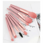 One Set Soft Fluffy Makeup Pintslite komplekt kosmeetikale Foundation Blush Powder Lauv&auml;rv Kabuki Blending Meigipintsel ilu T&ouml;&ouml;riistad roosa