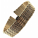 12/13/14/16/18/20/22mm liblikpandlaga k&auml;ekella rihm roostevabast terasest kellarihm naiste meeste tihvtidega Vahetage Gold 18mm