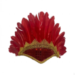 Sulepeakatte peapael kost&uuml;&uuml;mipidude ja festivalide jaoks punane