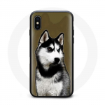 Iphone XS &uuml;mbris Black White Husky