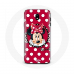 Samsung Galaxy J3 2017 &uuml;mbris Minnie Mouse Cartoon Red