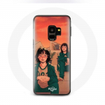 &Uuml;mbris Samsung Galaxy S9 Squid Game Kang Sae Byeok number 067 ja Ji Yeong number 240 jaoks