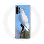 Coque pour Huawei P30 Cacato&egrave;s Perroquets blanc Oiseaux