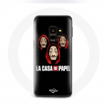 Samsung S9 pluss La casa de papel &uuml;mbris Mask ja logo
