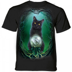 Cat Rise Of Witches Magic Fantasy Kittens Armsad kassid Mountain Unisex T-s&auml;rk S