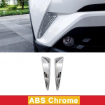ABS-auto esip&otilde;rkeraua kaitse nurgariba katte trimmi kleebised Toyota C-HR CHR C HR 2016 2017 2018 auto stiilile ABS Chrome