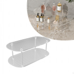 2-tiers Bathroom Counter Organizer, Skincare Organizer Shelf,Desk Kitchen under Sink Small