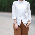 Naiste s&auml;rk Puuvillane linane kirjanduss&auml;rk Kaldus &uuml;hev&auml;rviline vabaaja linane rev&auml;&auml;riga s&auml;rk XXXXL valge