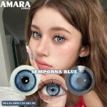 AMARA v&auml;rvilised kontaktl&auml;&auml;tsed silmadele Siniste silmade v&auml;rvilised rohelised l&auml;&auml;tsed Korea mood hallid l&auml;&auml;tsed kaunid pupillid aastas 2 tk/paar SEMPORNA-BLUE