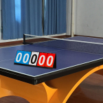 Tabletop Flip Scoreboard 4/5/6 Digit Score Flipper Sports for Table Tennis many Games 5 Digit