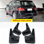 Komplekt porilappide jaoks Mercedes Benz GLE klass W166 2016 2017 2018 W / jooksulaud porilapid Pritsmekaitsed eesmised tagumised porilauad Without side pedal