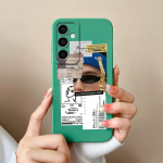 Samsung M15 A15 A55 A35 S24 Ultra S24+ F15 telefoni kaane&uuml;mbriste jaoks mood poiss, t&uuml;druk Kvaliteetne silikoonist pehme kaamera kaitsekork kaitseraud Galaxy jaoks Samsung A35