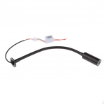12 Paigaldatud lugemisvalgusti painduv hanekelaga LED must