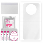 apgo Ultra Clear Protective Skin Sticker for the back compatible with Cubot Note 10, Wrap Film, Hydrogel Film, Flexible, Soft TPU with positioning lay
