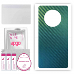 apgo Protective Skin Sticker for the back compatible with Huawei Mate 40 Pro 4G, Wrap Film, Foil, Vinyl - Pattern Carbon Chameleon CAKA1