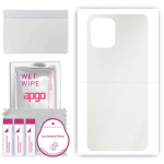 apgo Protective Skin Sticker for the back compatible with Oppo Find X3 Pro, Wrap Film, Foil, Vinyl - Pattern Matte Transparent