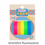 5 v&auml;rviline rebitav teip PET &uuml;hev&auml;rviline isekleepuv teip v&auml;ljal&otilde;igete vihiku jaoks.