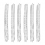 100 tk kaheahelalised traadist sidumisotsad, 34 hammast 3:1 samm, l&auml;bim&otilde;&otilde;t 7,9 mm, 40 lehte mahutavus Twin Loop Black